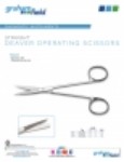 Product Sheet - Deaver Operating Scissors, Straight